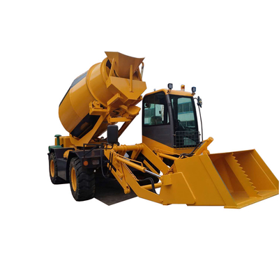 CONSTRUCTION INDUSTRY SCALE SELF LOADING TRANSIT FULLY AUTOMATIC CONCRETE MIXER WITH DIGITAL OPERATION PANEL