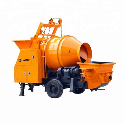New S Valve Diesel Engine Mobile Cheap Concrete Mixer With Pump Ready For Mixing Concrete 40mm