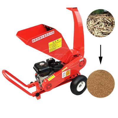 Mobile Version Mini Wood Mulch Plank Chipper Portable Small Tree Stick Cutter Chisel Mower Woodworking Machinery Garden